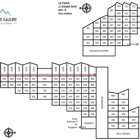 Appartement 2 Pièces Pour 4 Personnes Avec Balcon - Résidence Le Grand Bois A, La Tania - Fr-1-182a-30